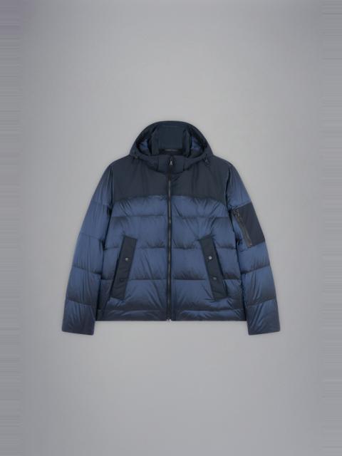 Paul & Shark HYBRID DOWN JACKET IN IRIDESCENT NYLON AND TECHNICAL FABRIC