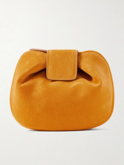GABRIELA HEARST Soft Demi suede clutch Marigold
