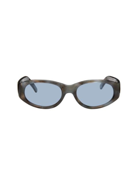 Our Legacy Brown & Blue Unwound Sunglasses