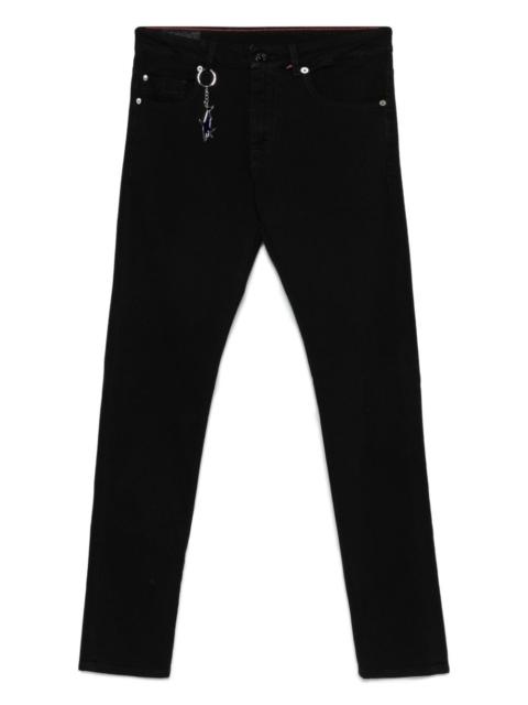 Paul & Shark key-chain detail trousers