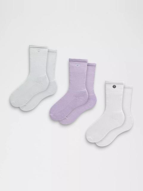 lululemon Unisex Daily Essential Crew Socks *3 Pack