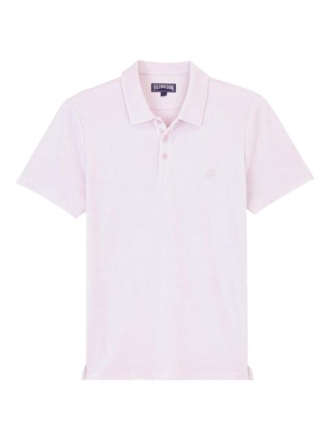 Vilebrequin Men's Terry Cloth Polo Shirt - Hortensia