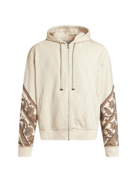 paisley-print hoodie