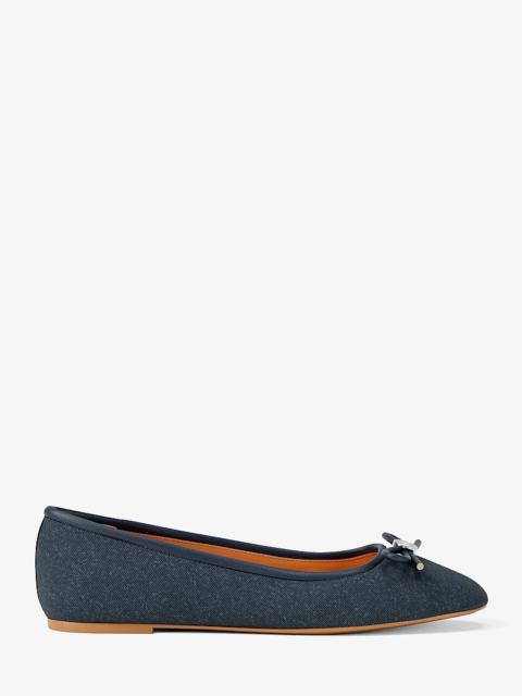 MICHAEL KORS Savannah Denim Ballet Flat