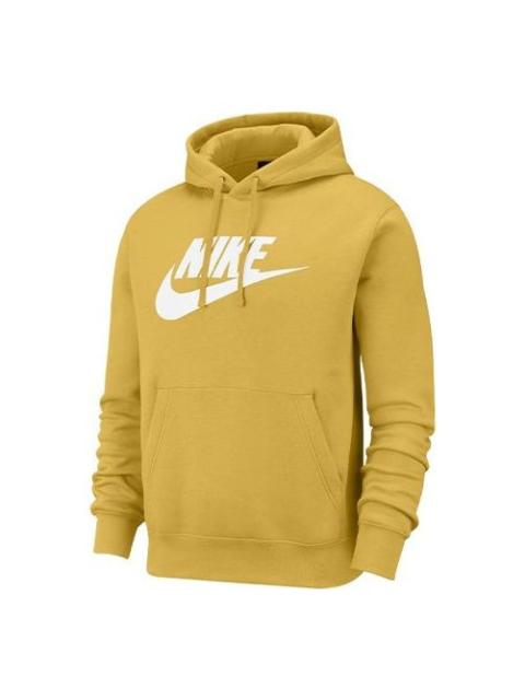Nike Men's Nike Club Fleece Printing Yellow BV2974-761