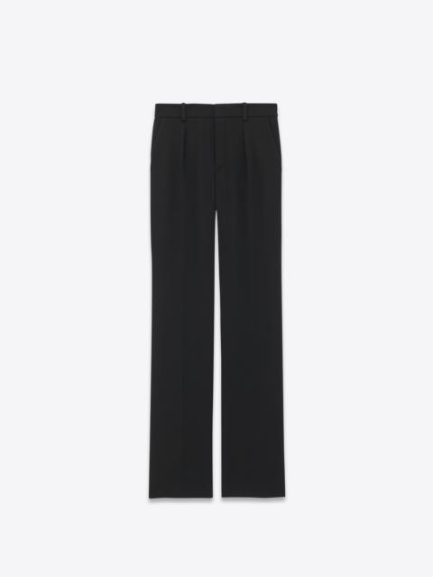 SAINT LAURENT tailored pants in grain de poudre