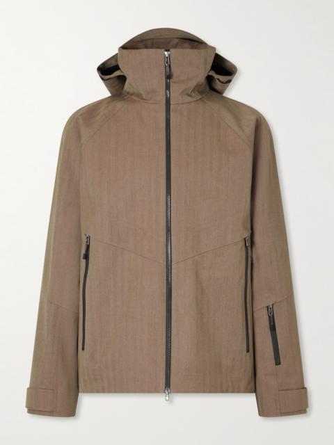 SEASE Intrepid Herringbone Virgin Wool Hooded Ski Jacket