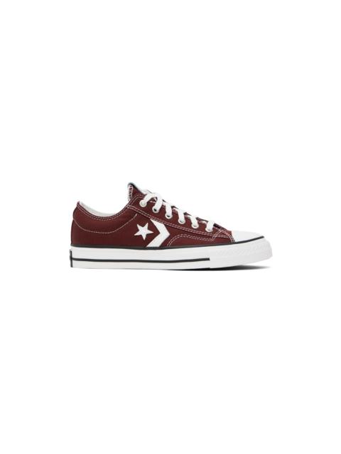 Burgundy Star Player 76 Low Top Sneakers