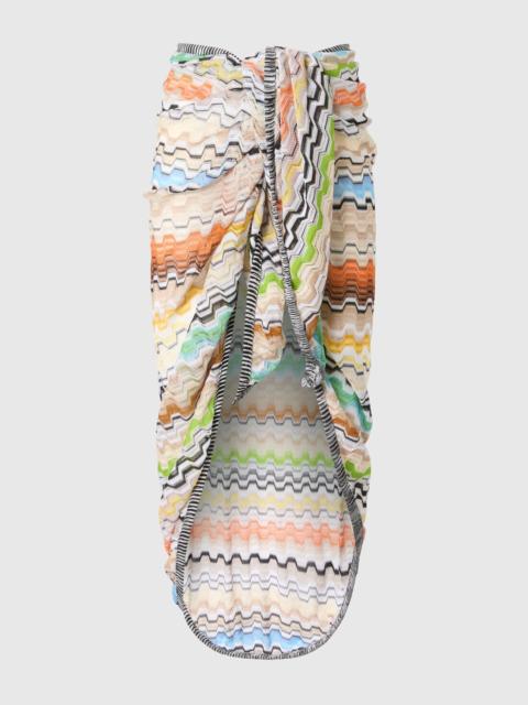 Missoni Long pareo in pure viscose