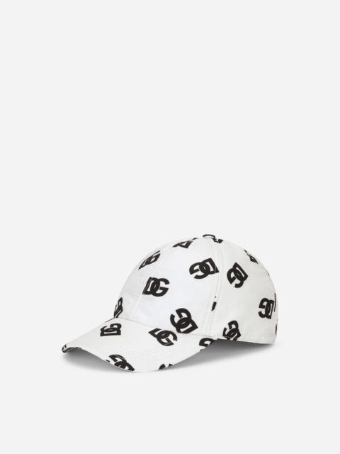 Dolce & Gabbana Nylon baseball cap with DG logo