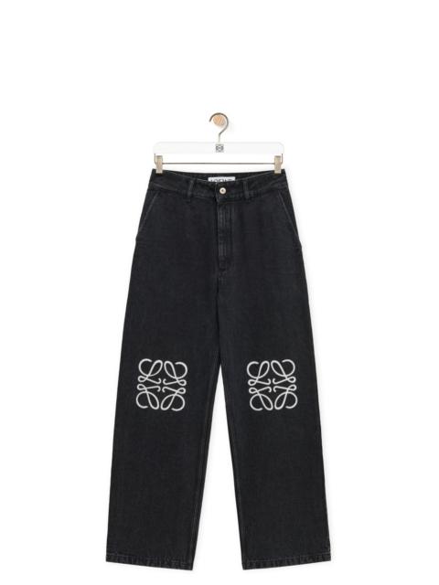 Loewe Anagram baggy jeans in denim