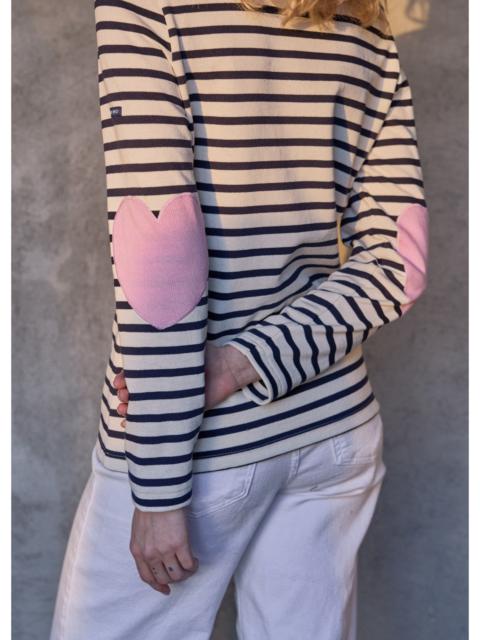 SAINT JAMES VAUJANY Heart Breton Shirt