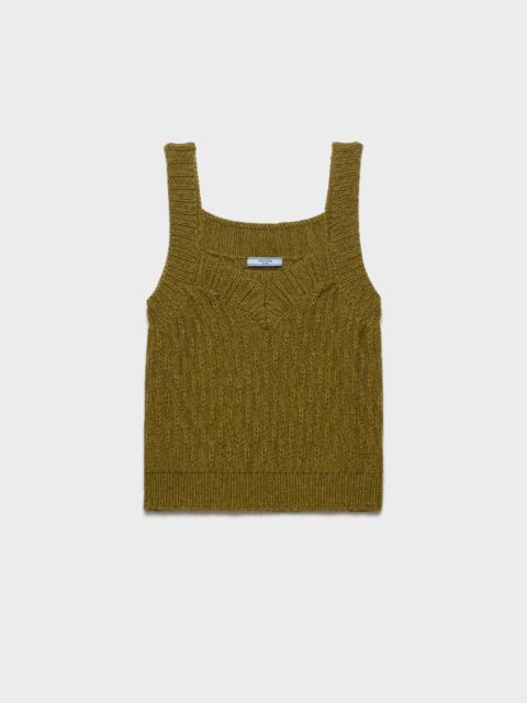 Prada Wool and alpaca top