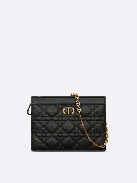 Dior Dior Caro Zipped Pouch with Chain