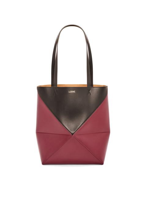 Loewe Puzzle Fold Tote in shiny calfskin