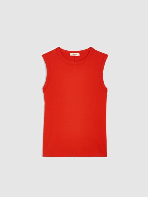 Madewell The '90s Shell Tank in Compact Cotton