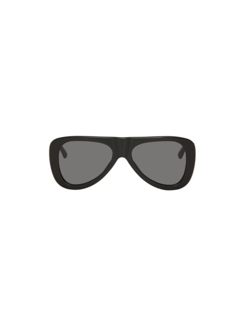 Black Linda Farrow Edition Edie Sunglasses