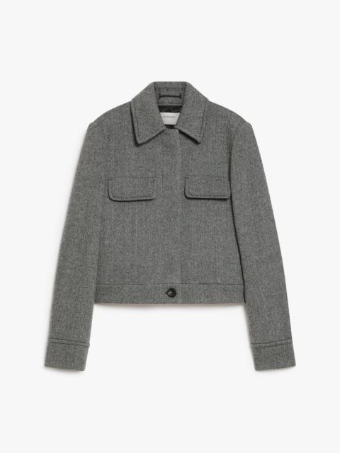 Sportmax FRANCIA Short herringbone wool jacket