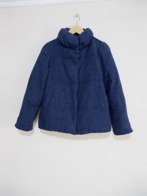 Other Designers Vintage Harris Tweed Wool Padded Jacket