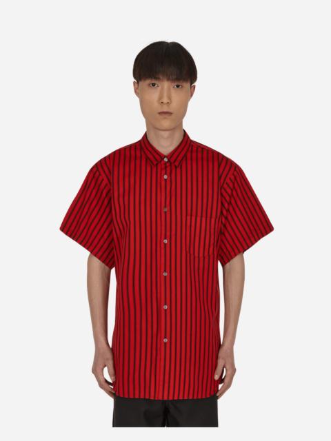 Stripe Shortsleeve Shirt Red