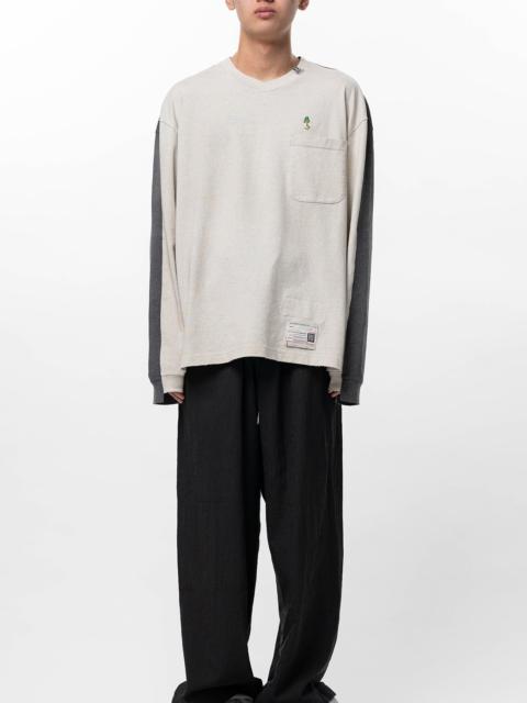 Maison MIHARAYASUHIRO Front Back Combined Long Sleeve T-shirt