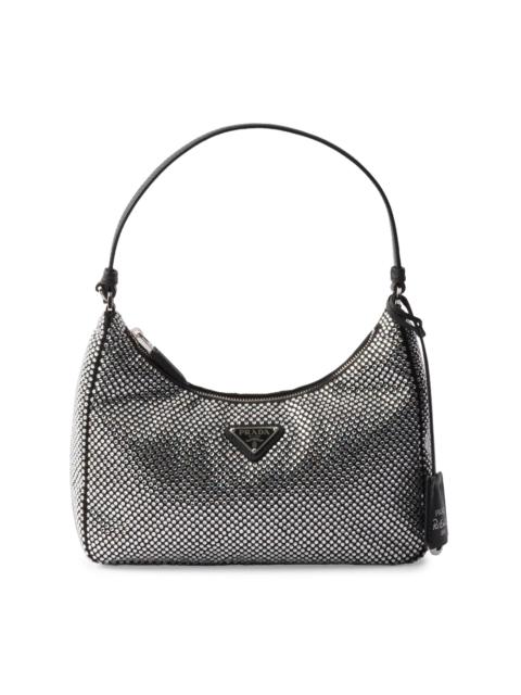 Prada Women's Re-Edition 2005 Crystal-Studded Satin Mini-Bag - Assorted