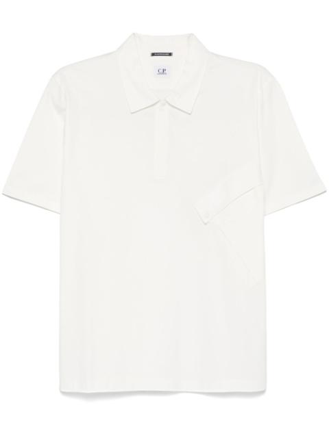 C.P. Company logo-appliqué polo shirt