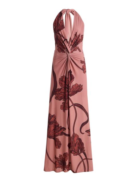ANDRES OTALORA Exclusive Pura Maxi Halter Dress pink