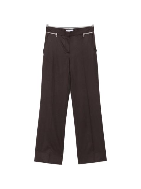 Stella McCartney Stella Mccartney Zip-detail Tailored Trousers