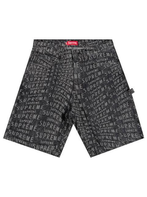 Supreme Warp Jacquard outlet Denim shorts