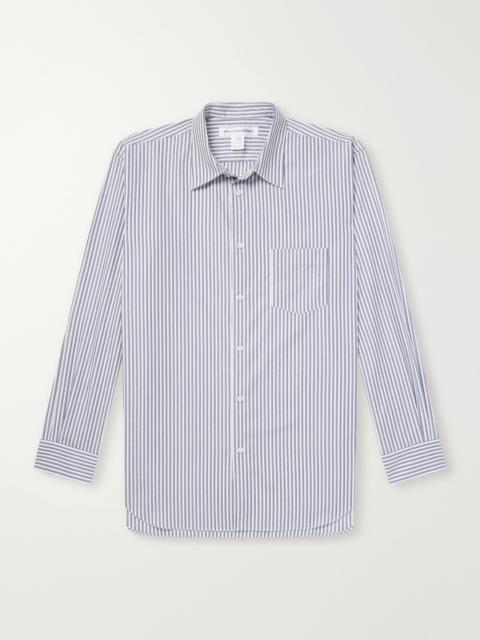 Comme des Garçons SHIRT Striped Cotton-Poplin Shirt