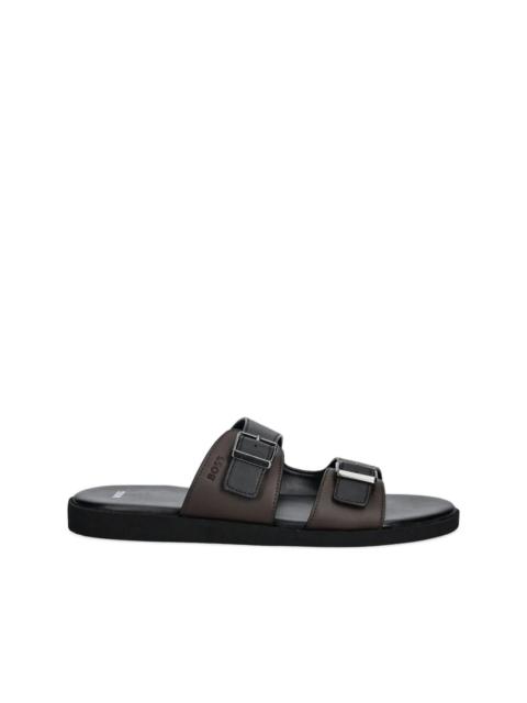BOSS buckled sandals
