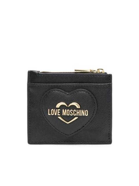 Moschino logo-lettering wallet