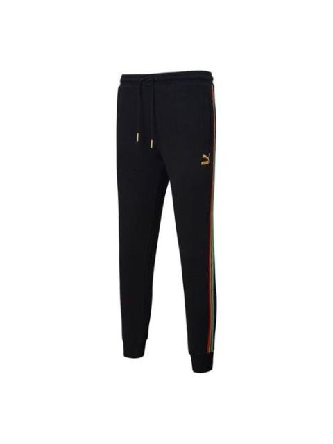 PUMA PUMA Tailored For Sport Unity Track Pants 'Black Orange' 599290-01