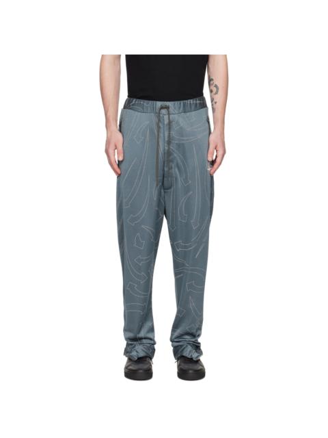 Vivienne Westwood Gray Embroidered Track Pants