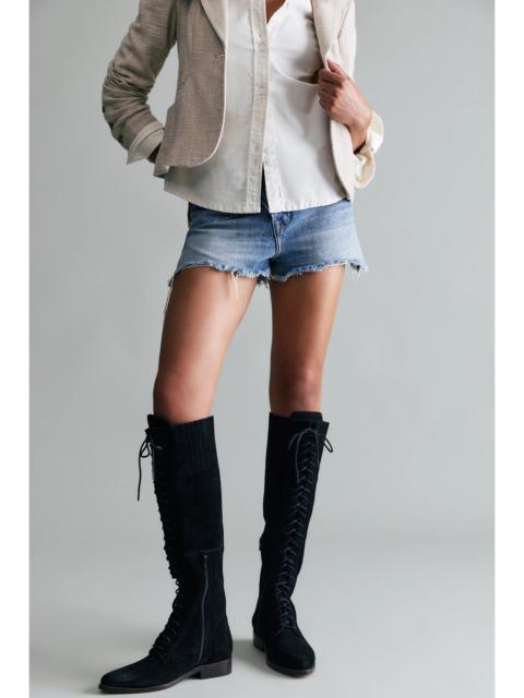 FREE PEOPLE Davey Over-The-Knee Lace-Up Boots