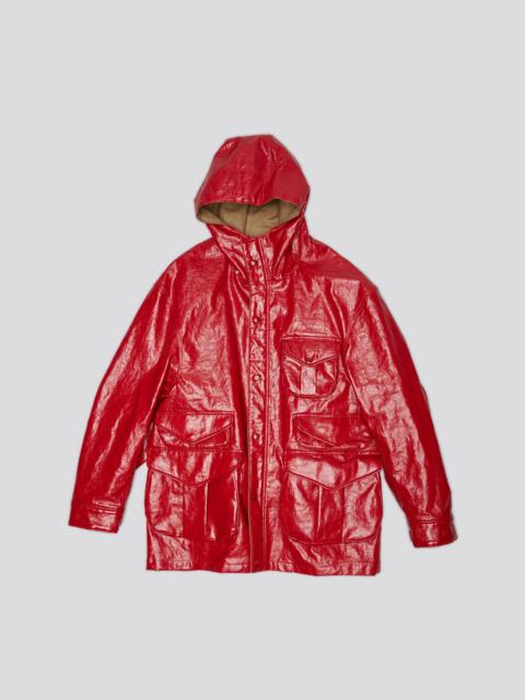 R13 MULTIPOCKET PARKA - RED COAT