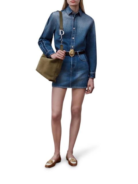 Dior FADED BLUE COTTON DENIM SHIRT