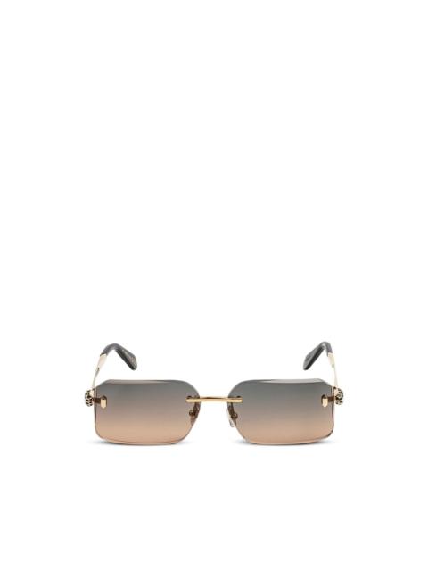 BVLGARI Serpenti rectangle-frame sunglasses