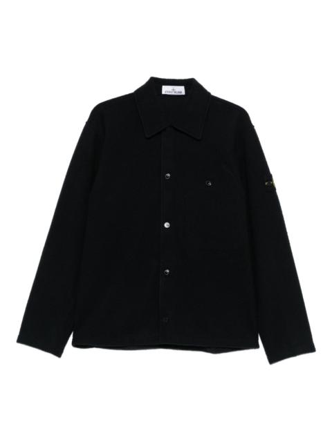 Stone Island classic-collar shirt jacket