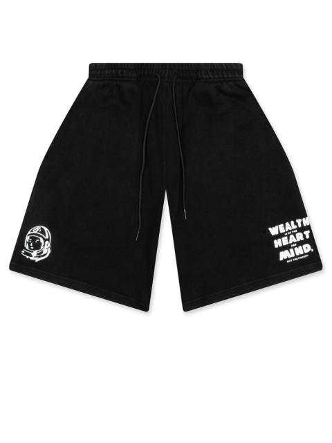 BILLIONAIRE BOYS CLUB HELMET SWEATSHORTS - BLACK