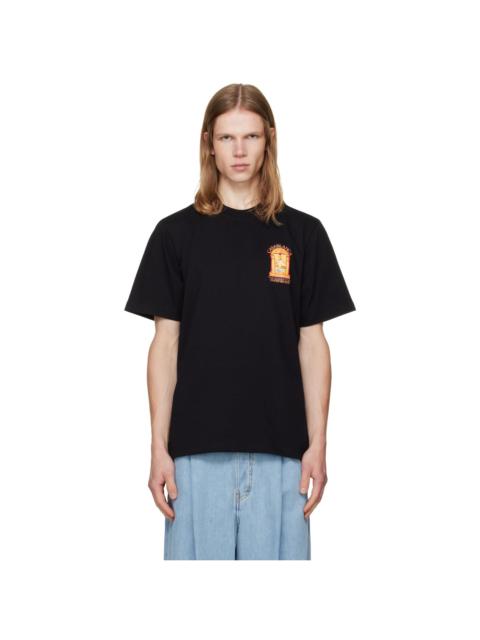 CASABLANCA Black Hermons Mirage Arch T-shirt