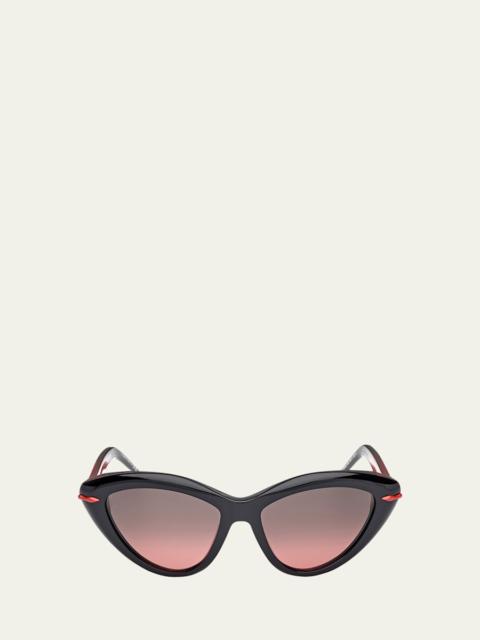 Christian Louboutin Acetate Cat-Eye Sunglasses