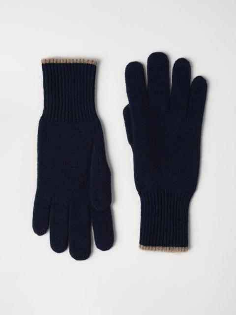 Brunello Cucinelli Cashmere knit gloves