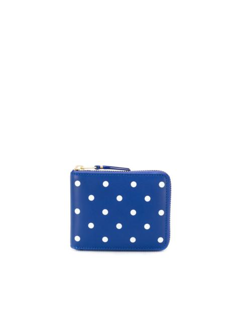 dotted pattern wallet