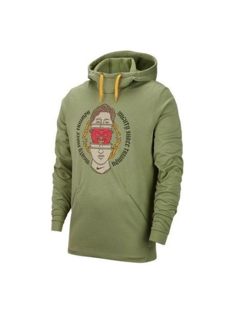 Nike Nike Therma Abstract Pattern Pullover Training Green CK4585-324