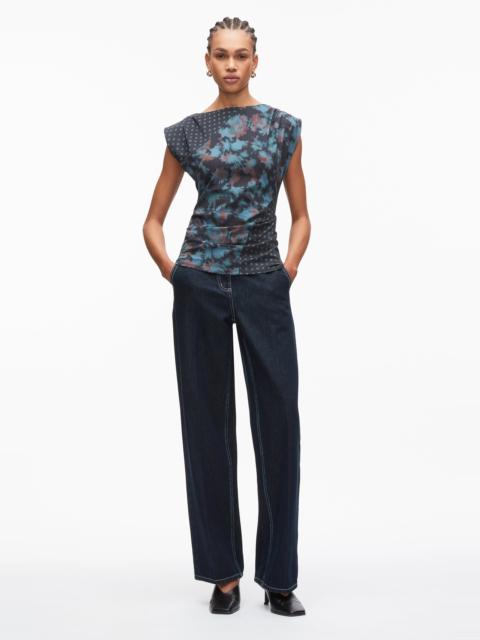3.1 Phillip Lim Desert Floral Patchwork Top