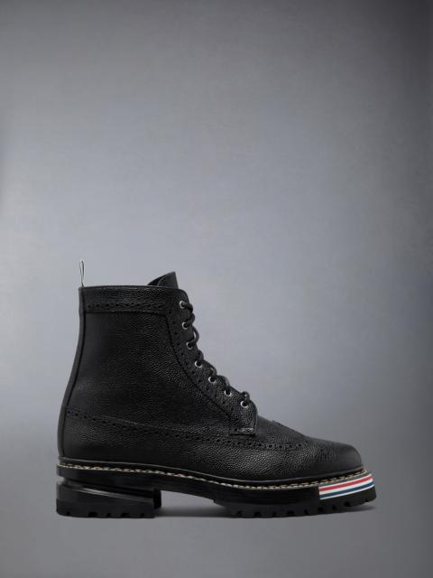 Thom Browne PEBBLE GRAIN HIKING SOLE LONGWING BOOT