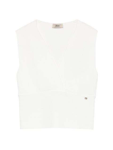 Herno V-neck vest