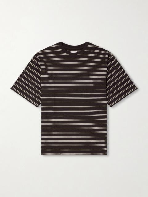 KAPTAIN SUNSHINE Striped Cotton-Jersey T-Shirt